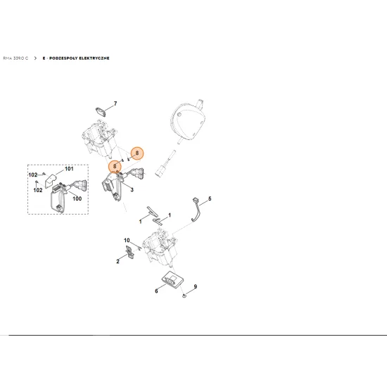 STIHL Śruba IS P3x12 9074 477 2309